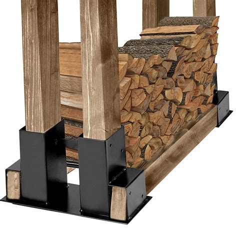 steel firewood rack brackets